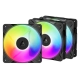 Arctic P12 Pro Reverse A-RGB 120mm Casing Fan (3 Pack)